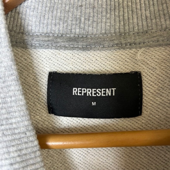 REPRESENT‎ Mens Sweatshirt Size M Bespoke Commission Paint Splatter Crewneck - Picture 5 of 9